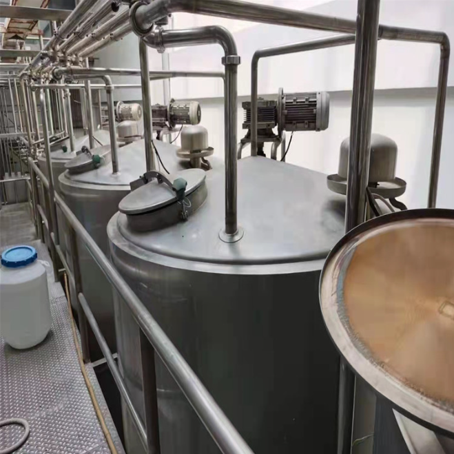 Stainless steel storage tank pasture fresh milk rapid cooling system